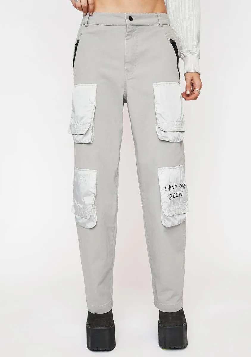 Filter Unisex Straight Leg Cargo Pants sold by Dolls Kill product image thumbnail 3