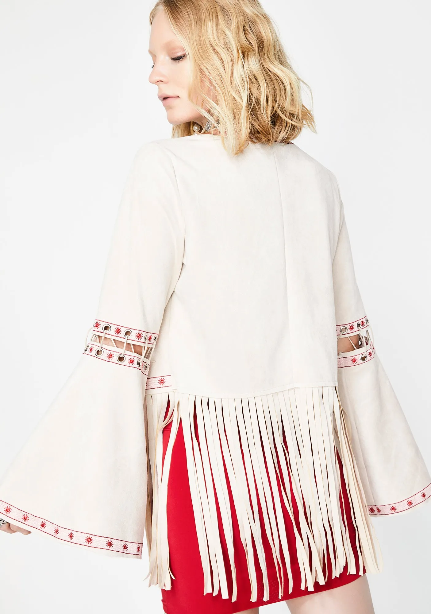 Desert Bloom Embroidered Jacket sold by Dolls Kill product image thumbnail 4