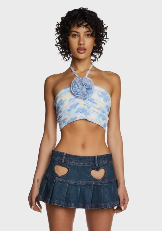 Popular Status Halter Top sold by Dolls Kill