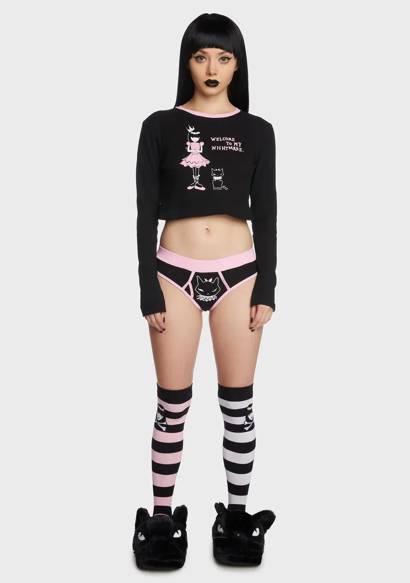 Night Terrors Thermal Underwear sold by Dolls Kill product image thumbnail 3