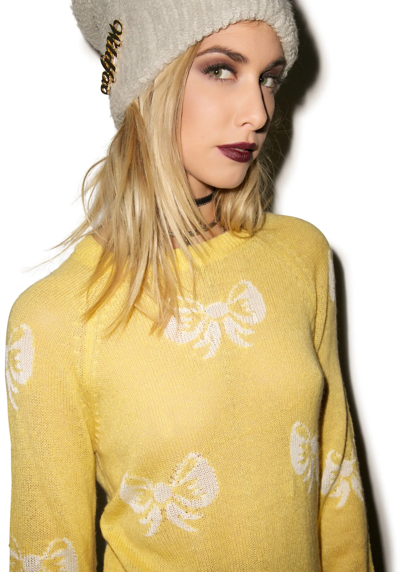 French Bows Party Sweater sold by Dolls Kill product image thumbnail 5