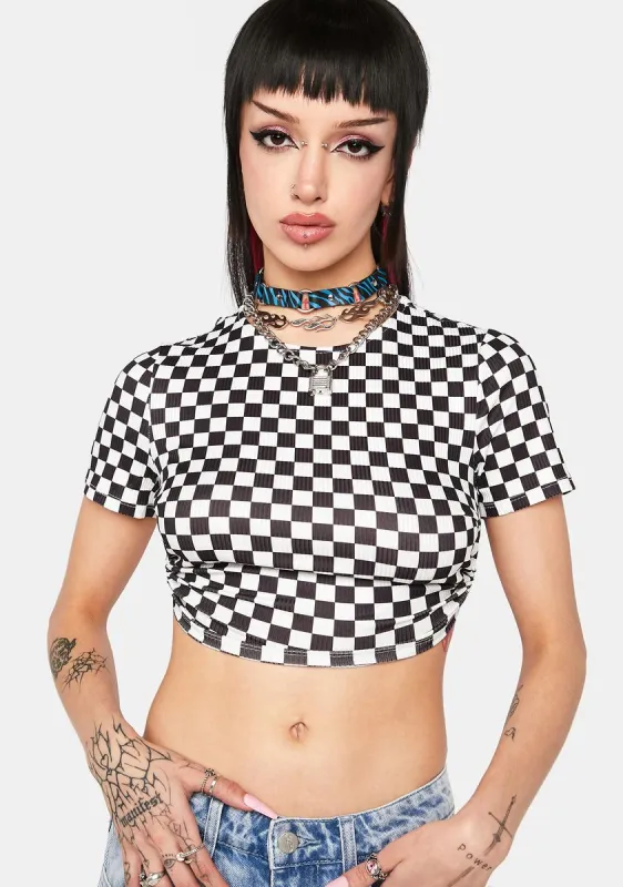 Space For You Crop Top sold by Dolls Kill