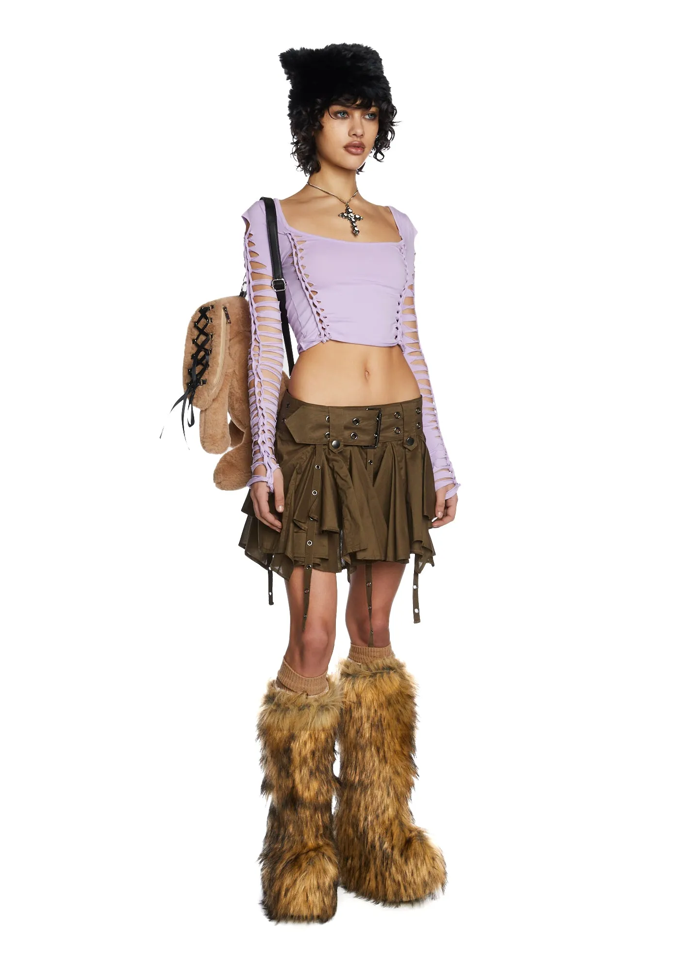 Alternative Spells Long Sleeve Top-Purple sold by Dolls Kill product image thumbnail 5