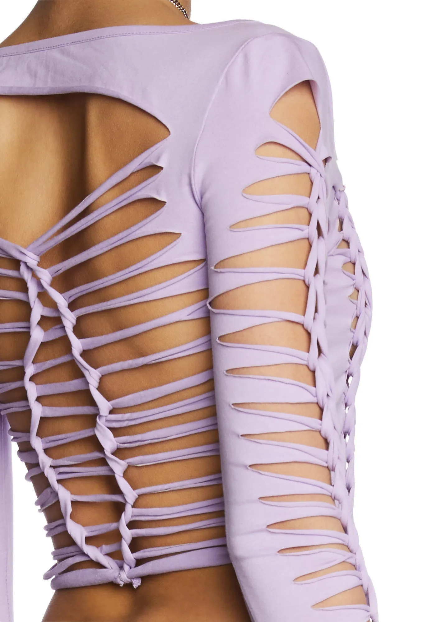 Alternative Spells Long Sleeve Top-Purple sold by Dolls Kill product image thumbnail 2