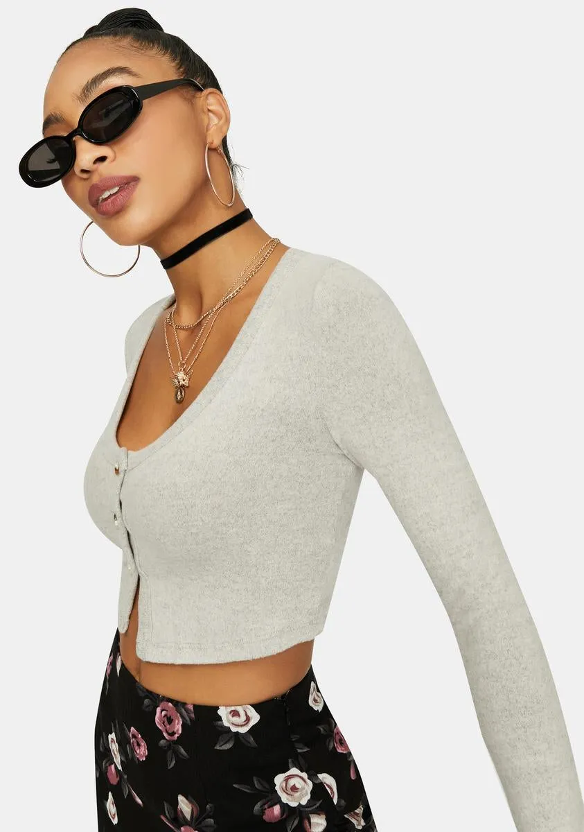 Love You Dearly Marabou Trim Crop Top sold by Dolls Kill product image thumbnail 2