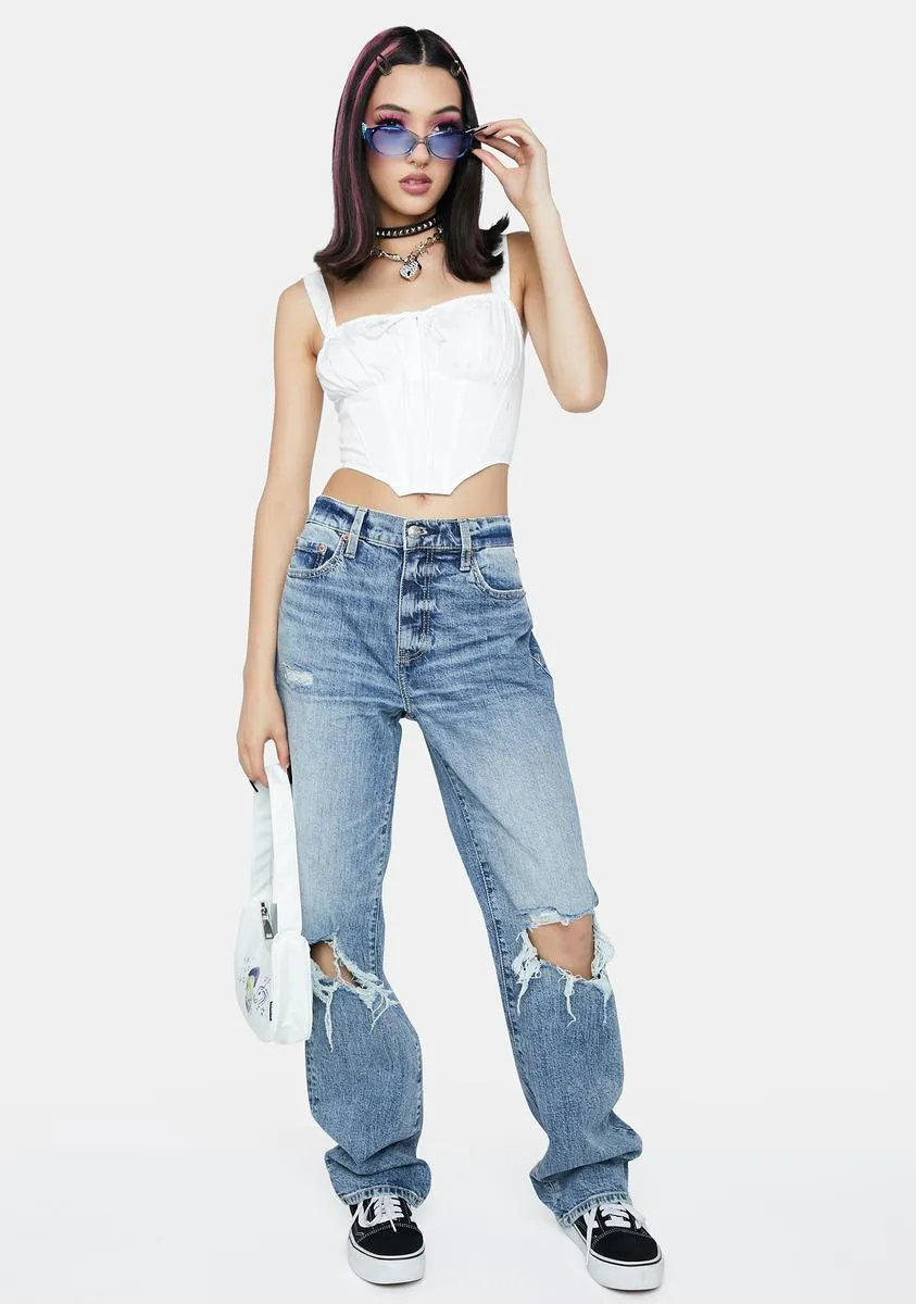 Wanna Stay Crop Top sold by Dolls Kill product image thumbnail 3
