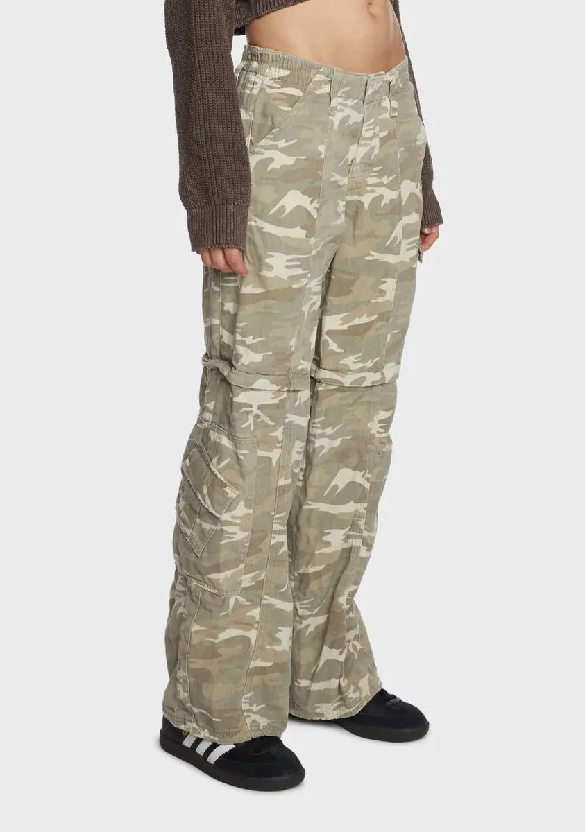 Zip Off Y2K Cargo Pants sold by Dolls Kill product image thumbnail 3