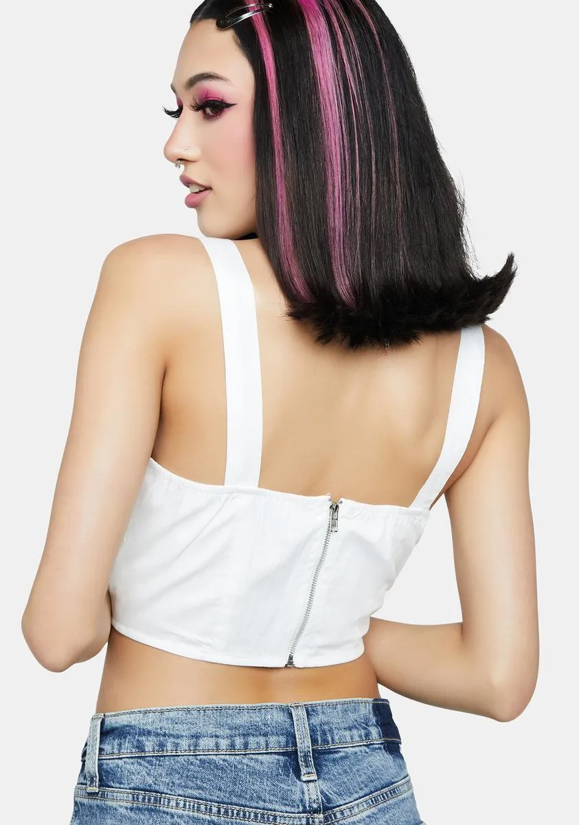 Wanna Stay Crop Top sold by Dolls Kill product image thumbnail 4