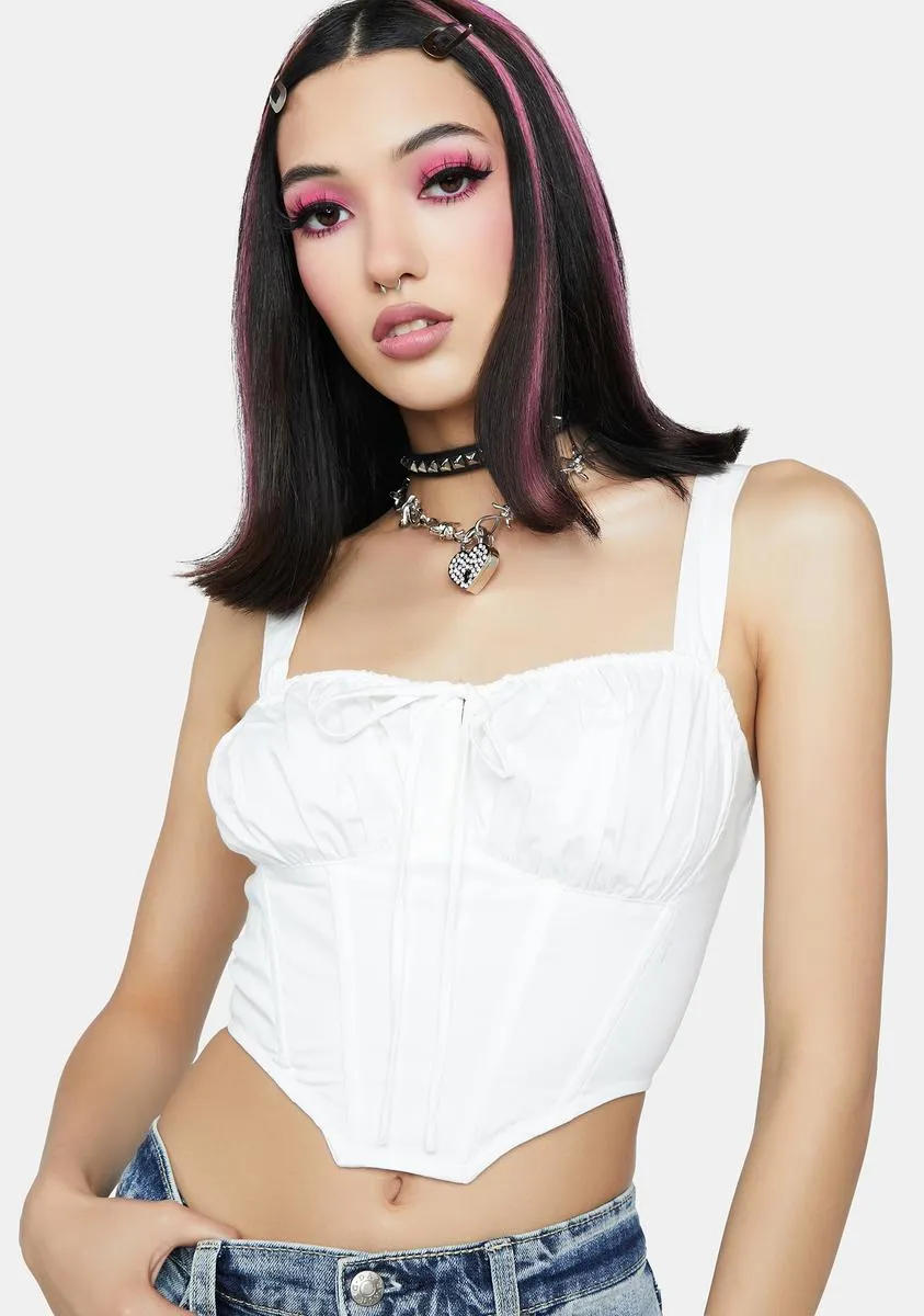 Wanna Stay Crop Top sold by Dolls Kill