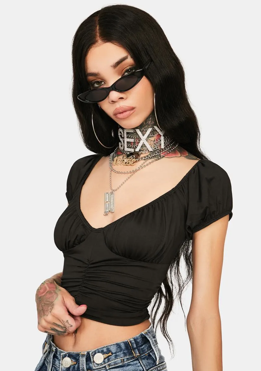 Mystic Show Me How Crop Tee sold by Dolls Kill product image thumbnail 2