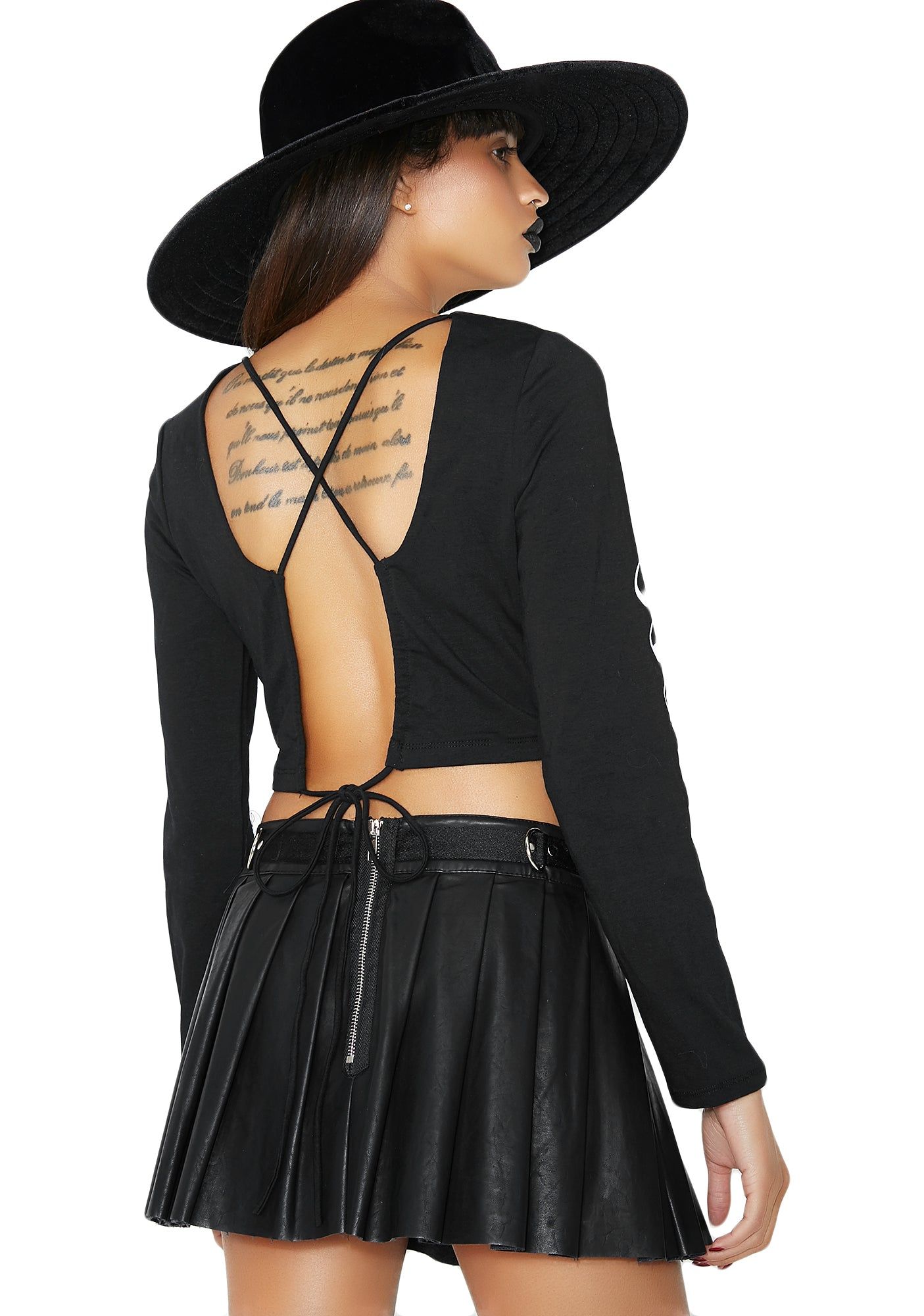 Under The Moon Crop Top sold by Dolls Kill product image thumbnail 4