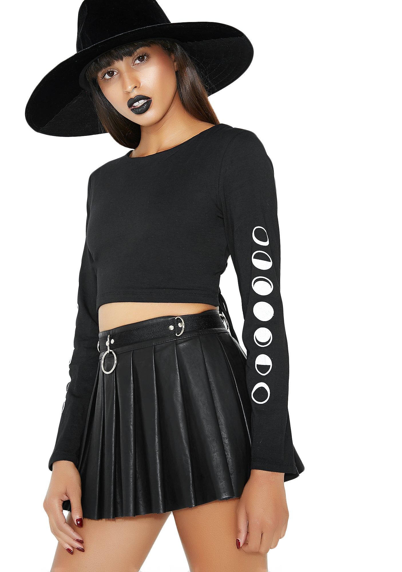 Under The Moon Crop Top sold by Dolls Kill product image thumbnail 2