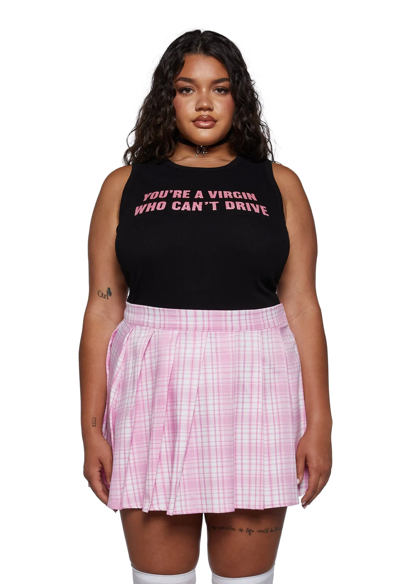Plus Way Harsh Graphic Tank sold by Dolls Kill