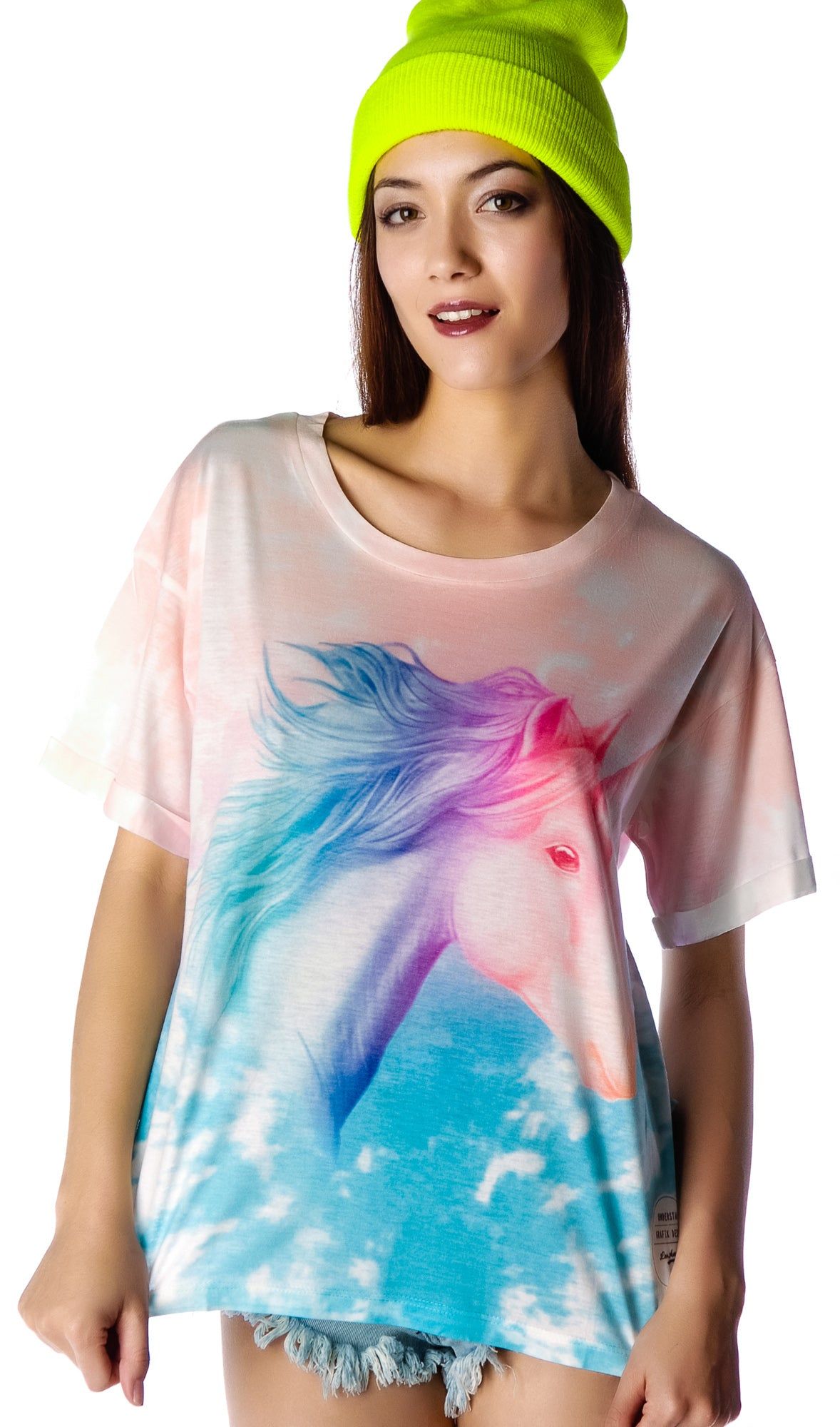 Wish Upon A Rainbow Unicorn Tee sold by Dolls Kill product image thumbnail 4