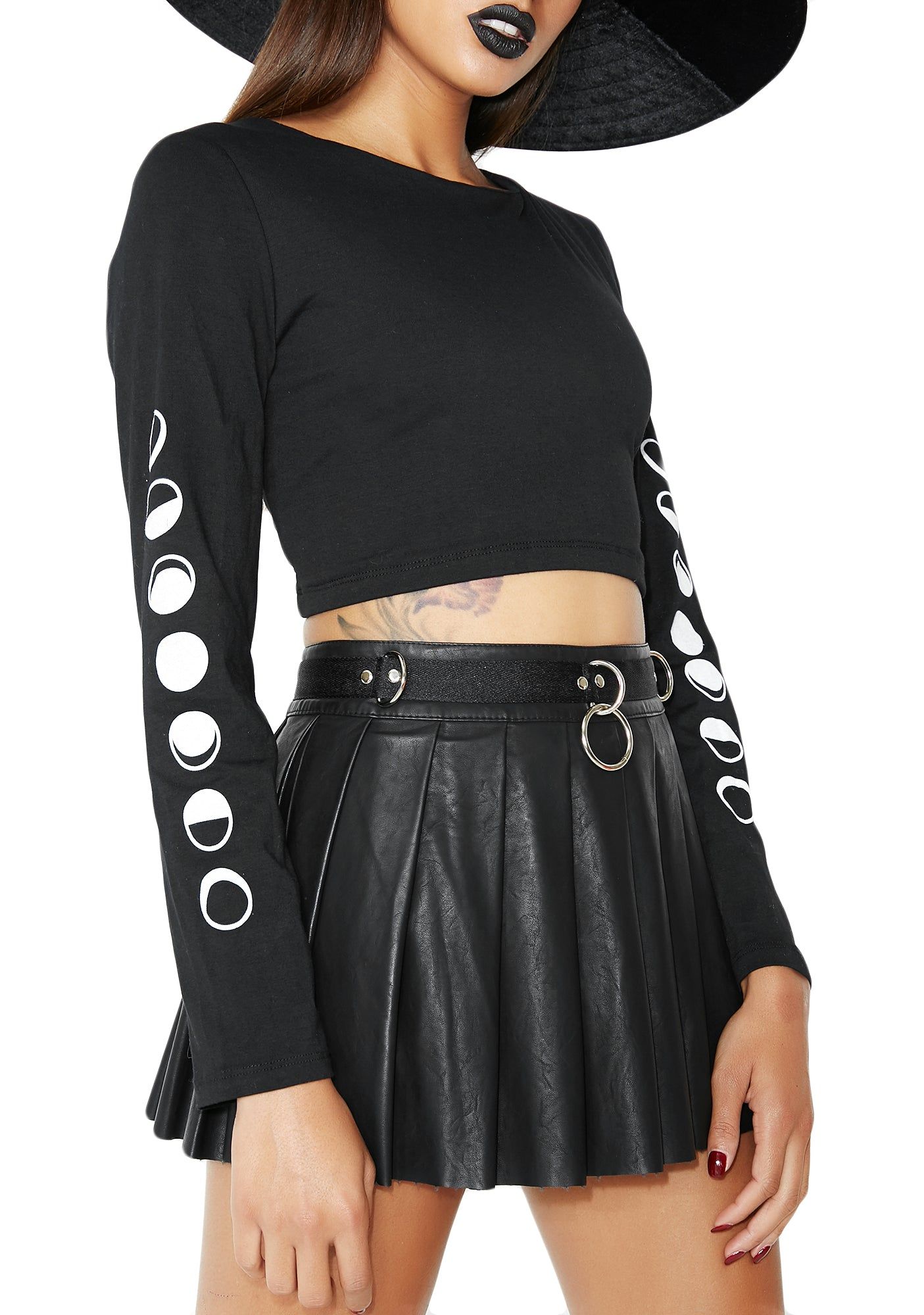 Under The Moon Crop Top sold by Dolls Kill product image thumbnail 3