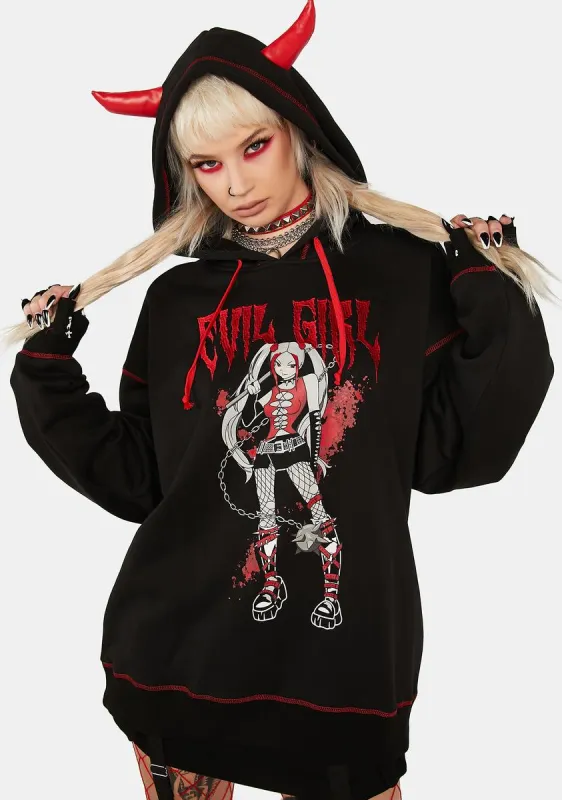 Stolen Soul Oversized Hoodie sold by Dolls Kill