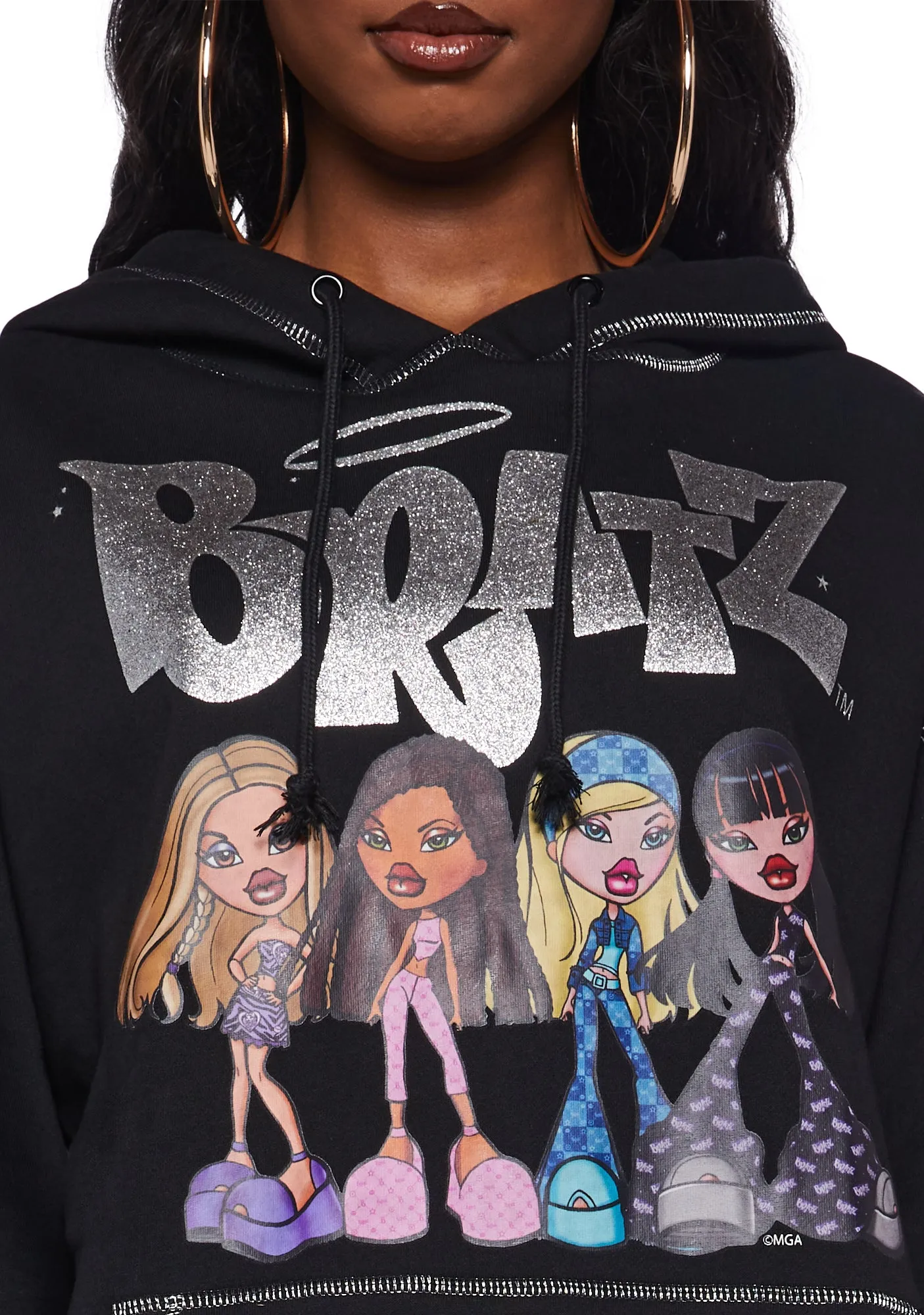 Sister Squad Graphic Hoodie sold by Dolls Kill product image thumbnail 5