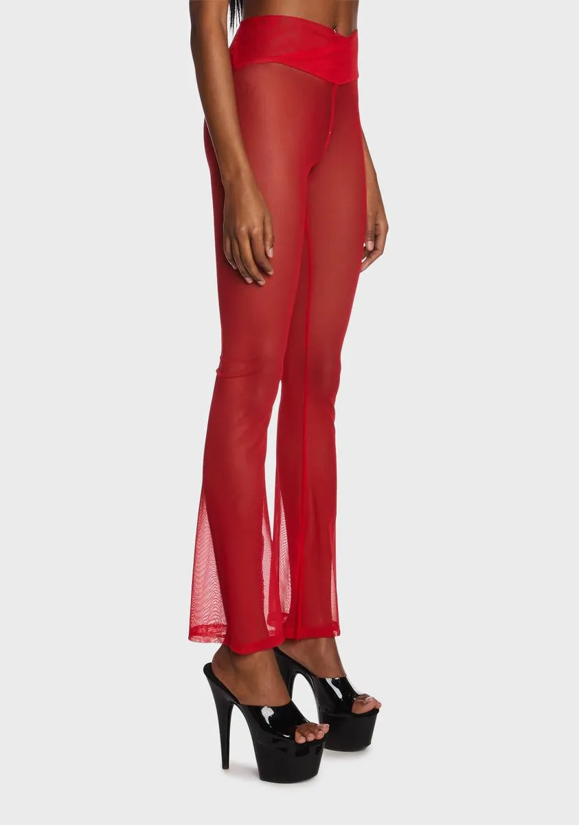 Candid Trends Mesh Flares sold by Dolls Kill product image thumbnail 3