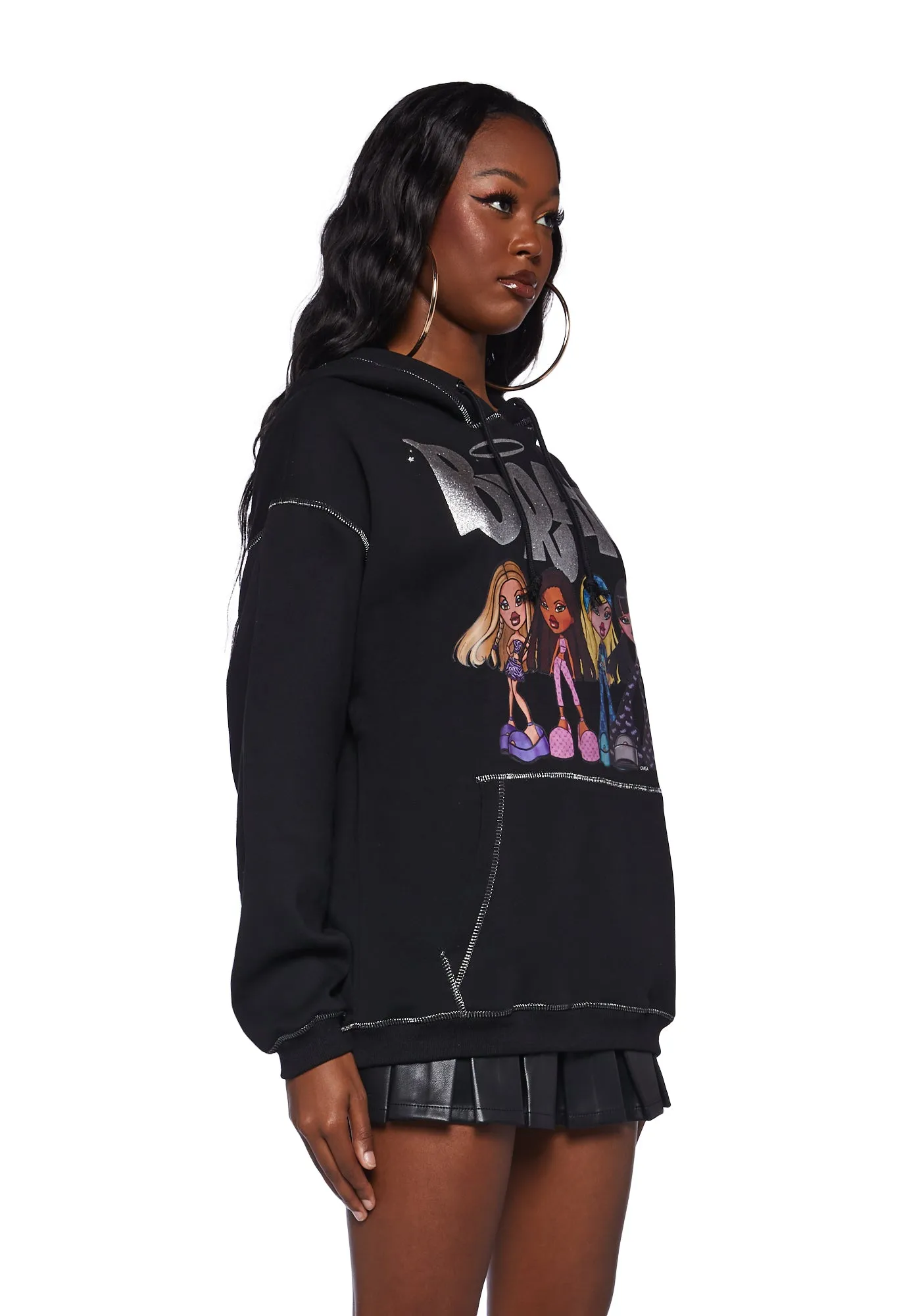 Sister Squad Graphic Hoodie sold by Dolls Kill product image thumbnail 3