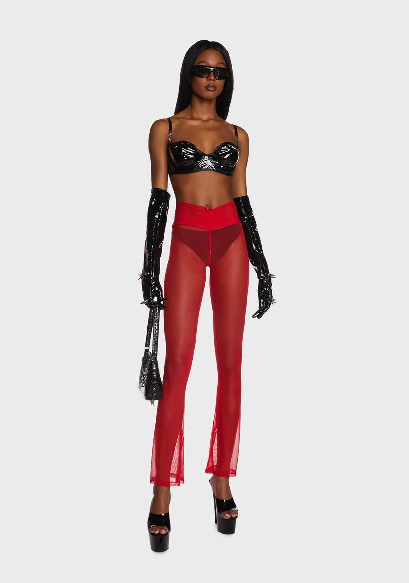 Candid Trends Mesh Flares sold by Dolls Kill product image thumbnail 5