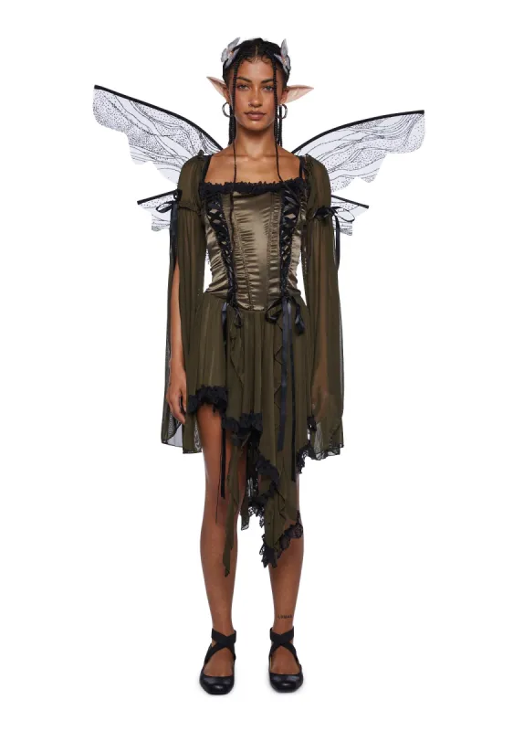 Nevermind Fairy Costume Set sold by Dolls Kill