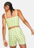 Gingham Bustier Top sold by Dolls Kill