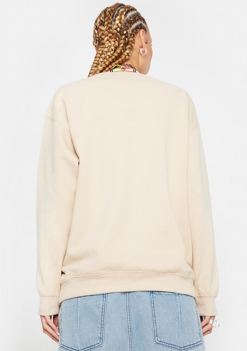 Retro Graphic Crewneck Sweater sold by Dolls Kill product image thumbnail 4