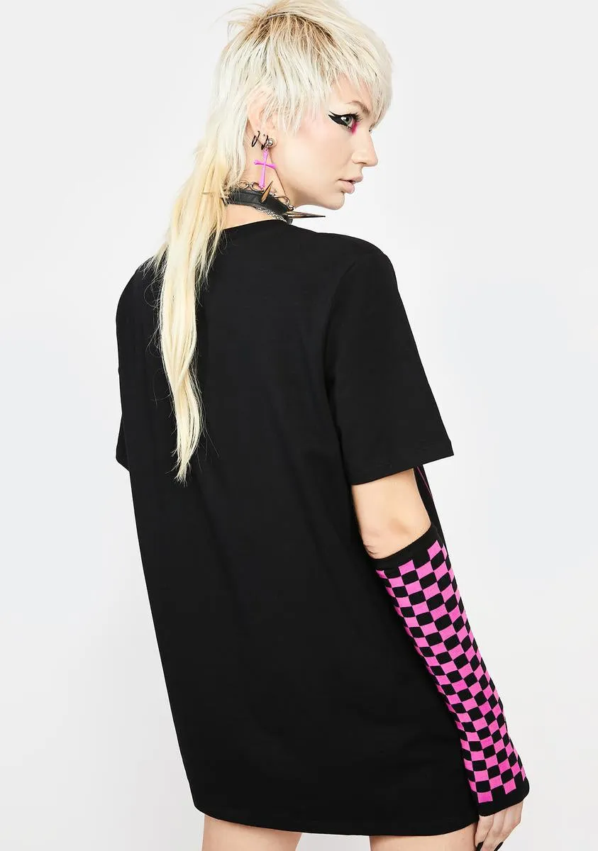 Slick Get Out The Way Crop Top sold by Dolls Kill product image thumbnail 4