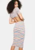 Sweet Scene Crochet Midi Dress sold by Dolls Kill
