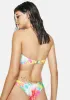 The Pink Tie Dye Knot Bandeau Bikini Top sold by Dolls Kill