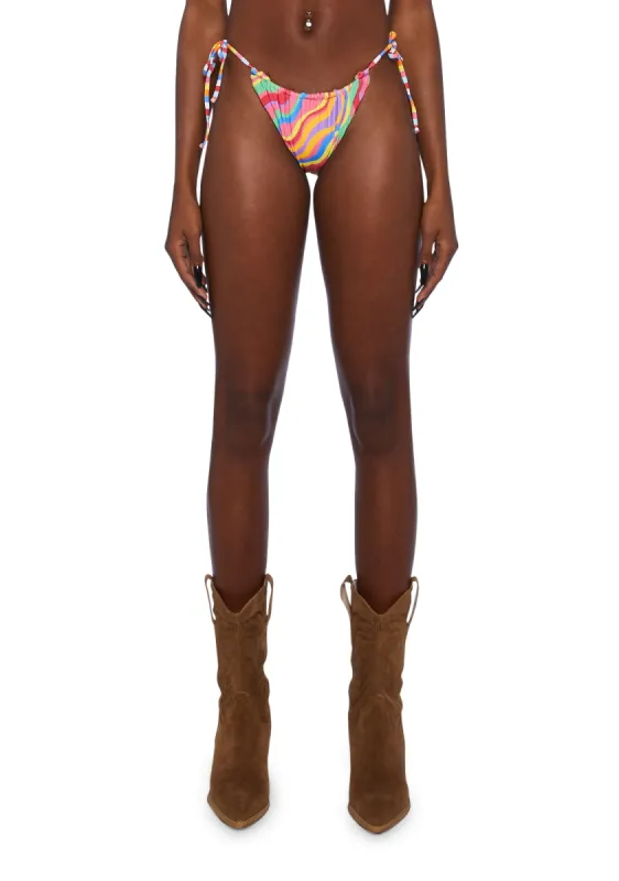 The Gathered Bikini Bottom sold by Dolls Kill