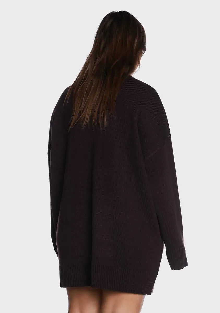 Plus Cognac Worst Kinda Curse Sweater sold by Dolls Kill product image thumbnail 4