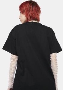Night Angel Oversized Graphic Tee sold by Dolls Kill