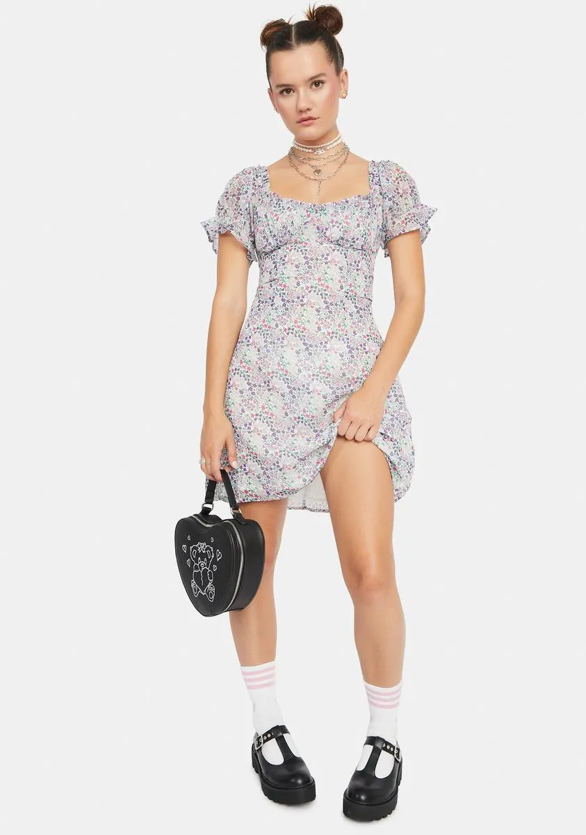 Floral Thoughts Mini Dress sold by Dolls Kill product image thumbnail 3