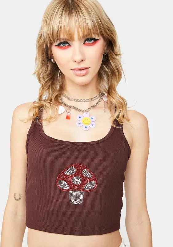 Cocoa Can You Believe Crop Tank sold by Dolls Kill
