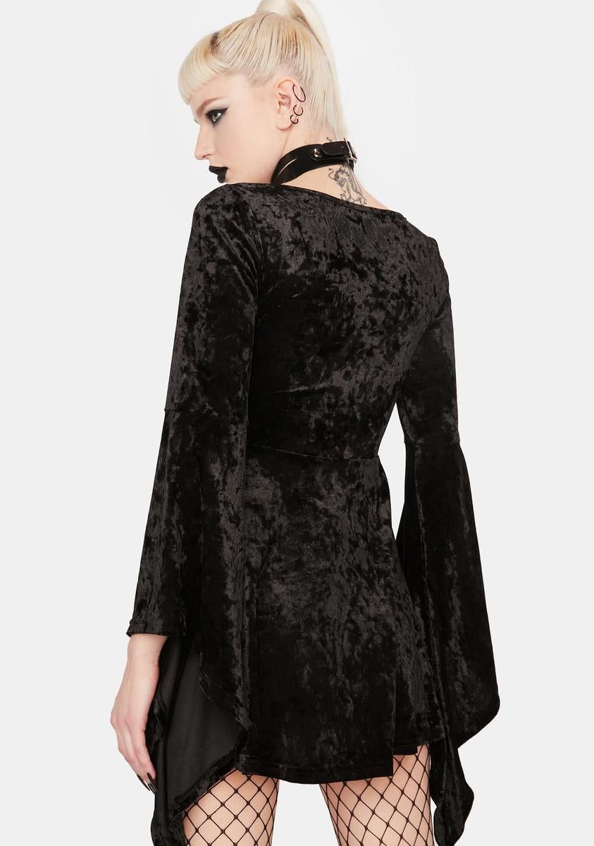 Devil Magic Velvet Dress sold by Dolls Kill product image thumbnail 4