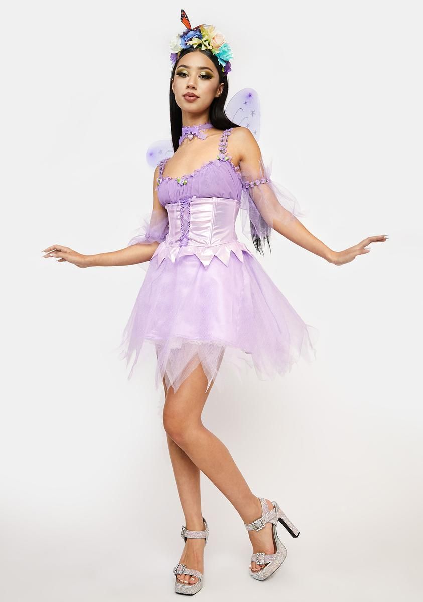 Glittery Daydream Fairy Costume sold by Dolls Kill product image thumbnail 3