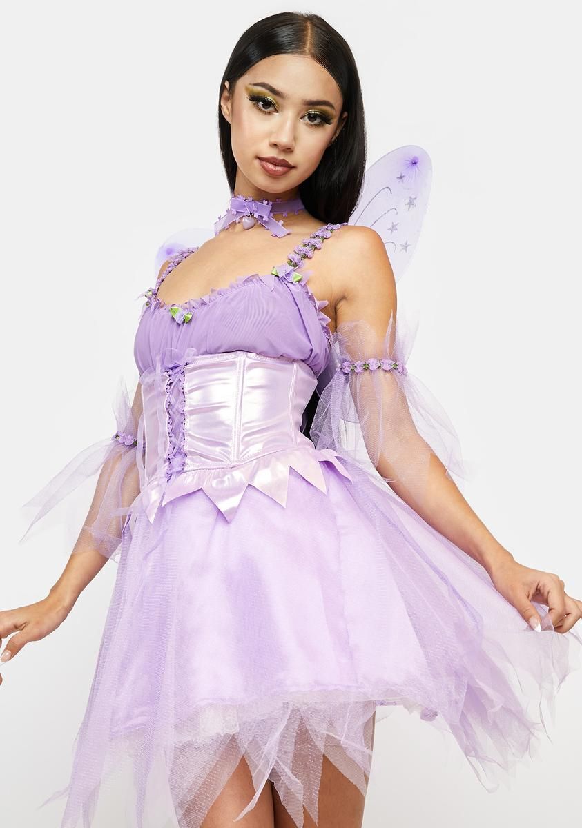 Glittery Daydream Fairy Costume sold by Dolls Kill