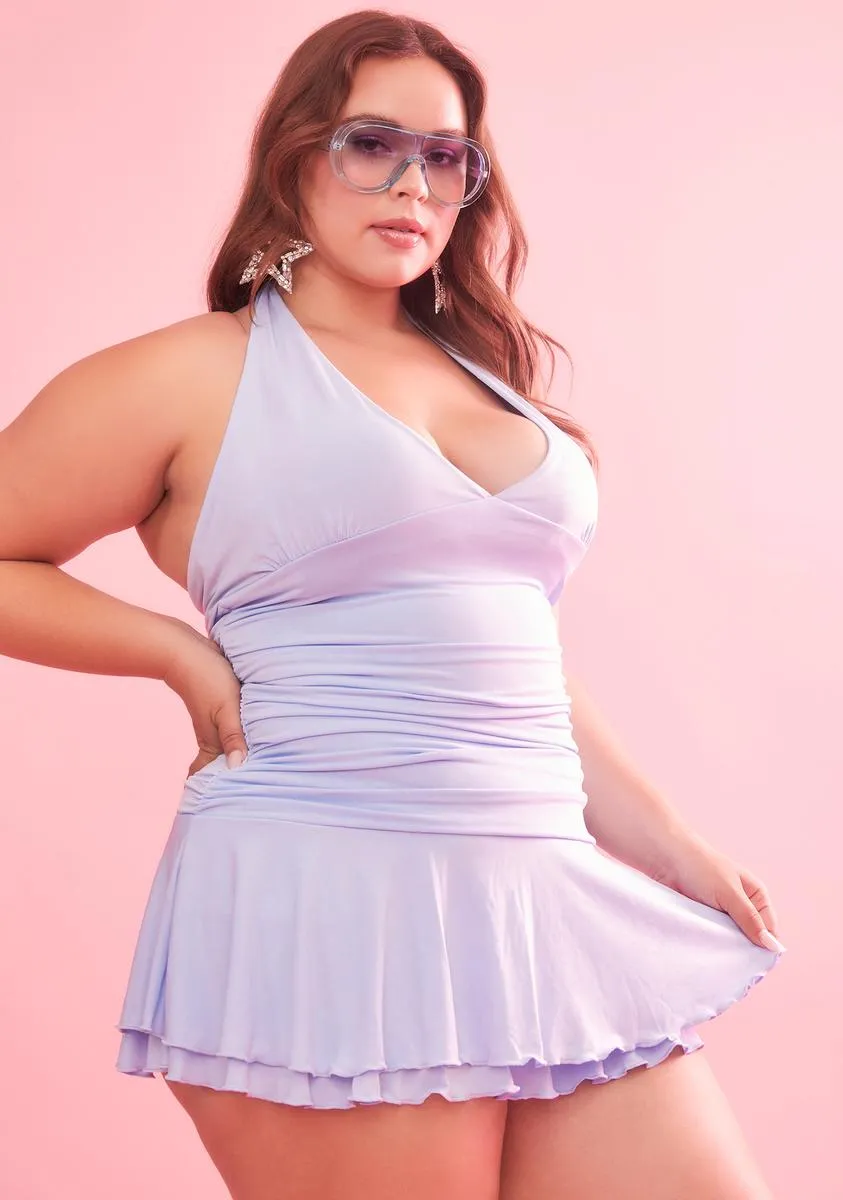 It's Just A Lifestyle Ruched Halter Dress sold by Dolls Kill product image thumbnail 2