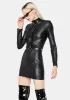 Your Intentions Vinyl Mini Dress sold by Dolls Kill