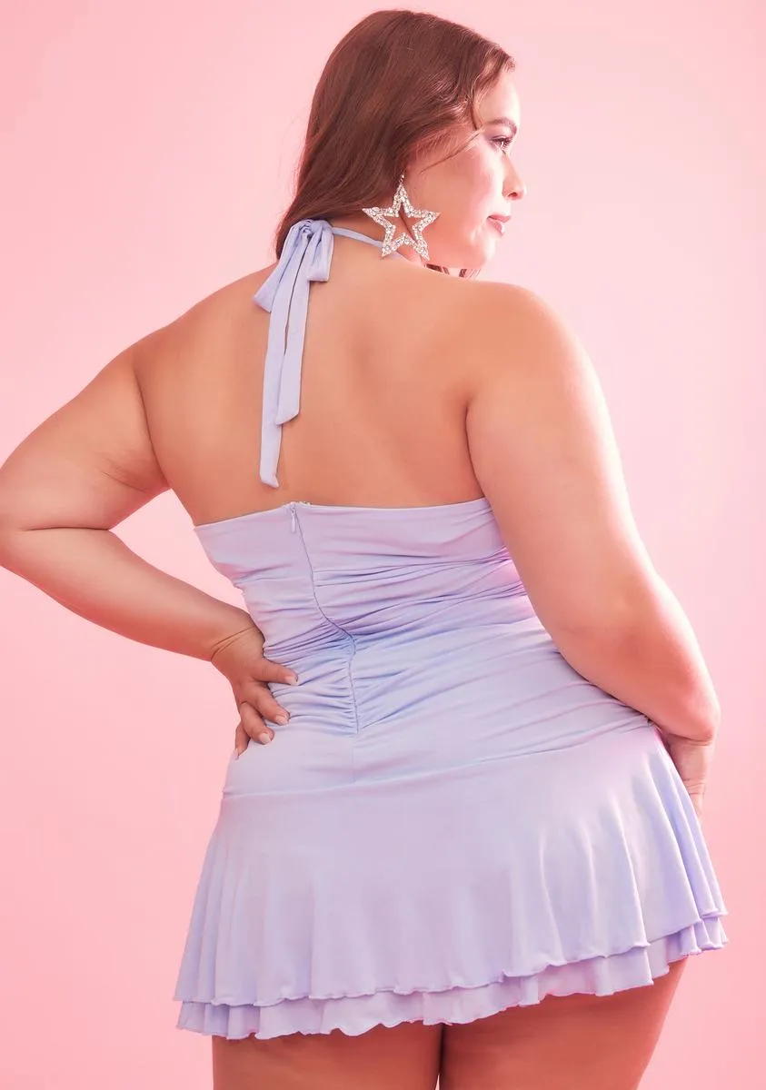 It's Just A Lifestyle Ruched Halter Dress sold by Dolls Kill product image thumbnail 4