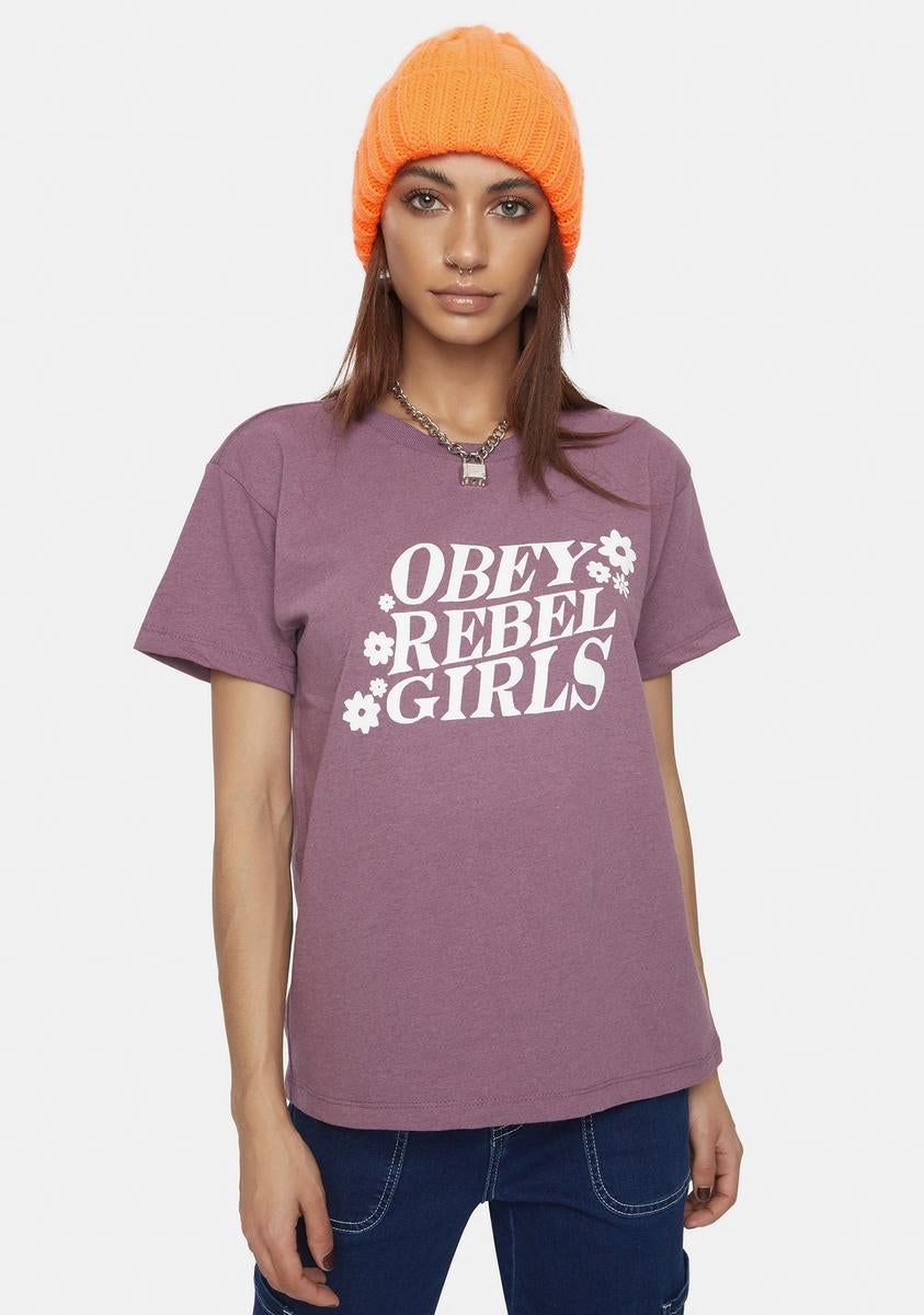 Obey Rebel Girls Tee sold by Dolls Kill