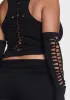 Plus My Own Worst Enemy Top And Gloves Set sold by Dolls Kill