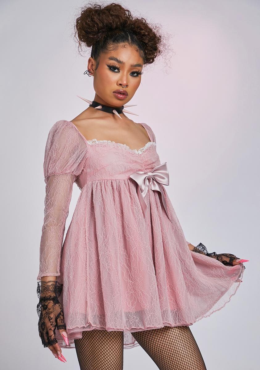 The Florence Babydoll Dress sold by Dolls Kill product image thumbnail 2