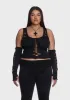 Plus My Own Worst Enemy Top And Gloves Set sold by Dolls Kill