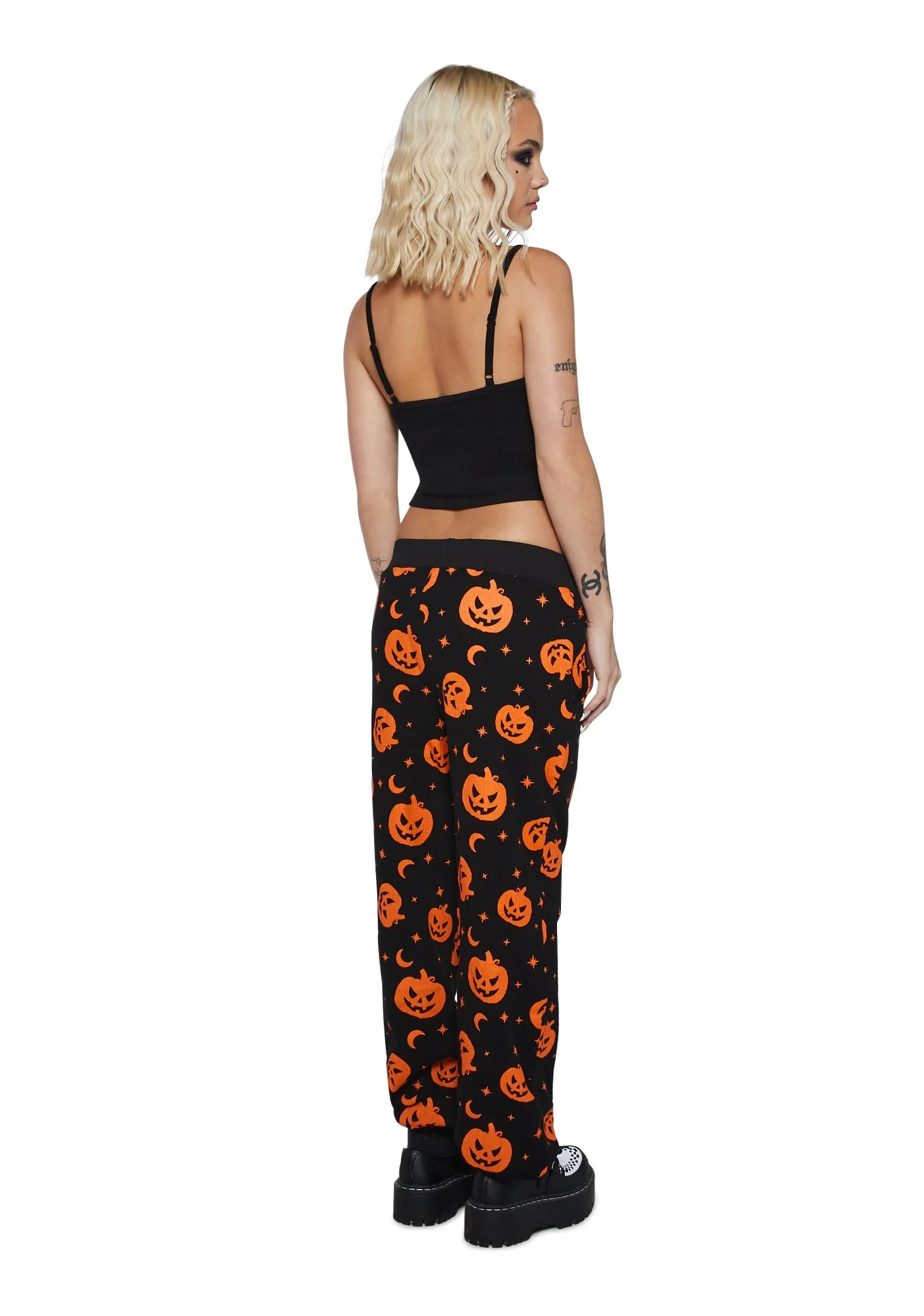 Carved Smiles Pajama Set sold by Dolls Kill product image thumbnail 4