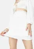 Room With A View Eyelet Ruffle Mini Skirt sold by Dolls Kill