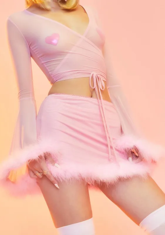 Hollywood Dream Mesh Skirt sold by Dolls Kill