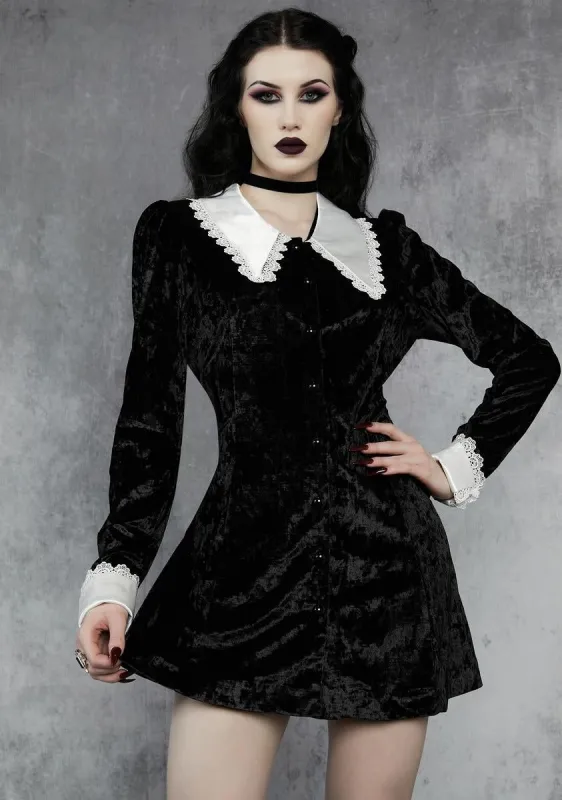 Last Days Velvet Mini Dress sold by Dolls Kill