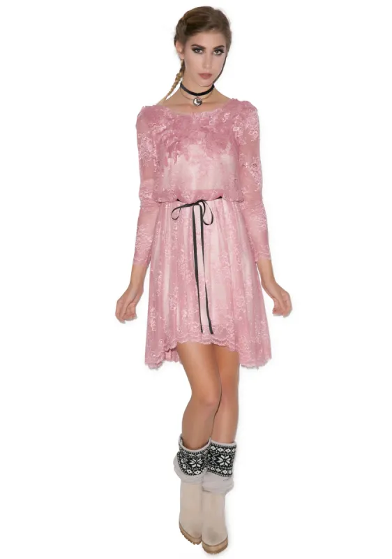 Together or Alone Lace Dress sold by Dolls Kill